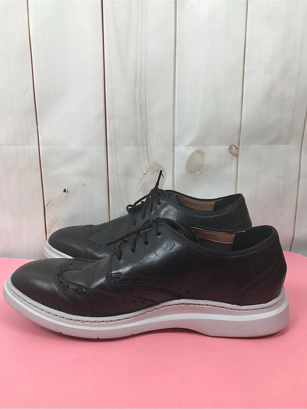 Clarks Collection Men's Black & White Shoes US 10 - Picture 4 of 10